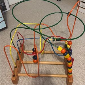 Vintage Rollercoaster Anatex Interprises Bead Maze